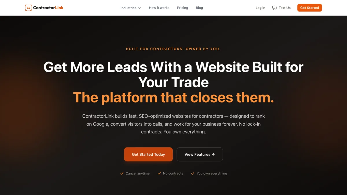ContractorLink — product screenshot