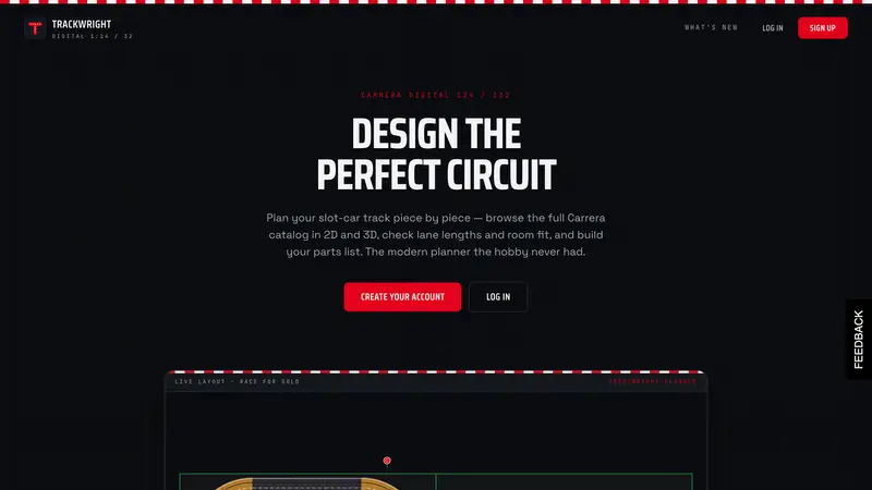 TrackWright — screenshot